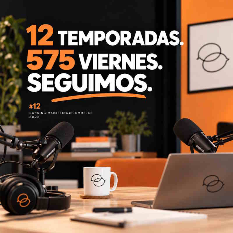Caviar Online el mejor podcast de marketing comunicacion Caviar Online: 12 temporadas, 575 viernes y puesto 12 en el ranking de Marketing4eCommerce