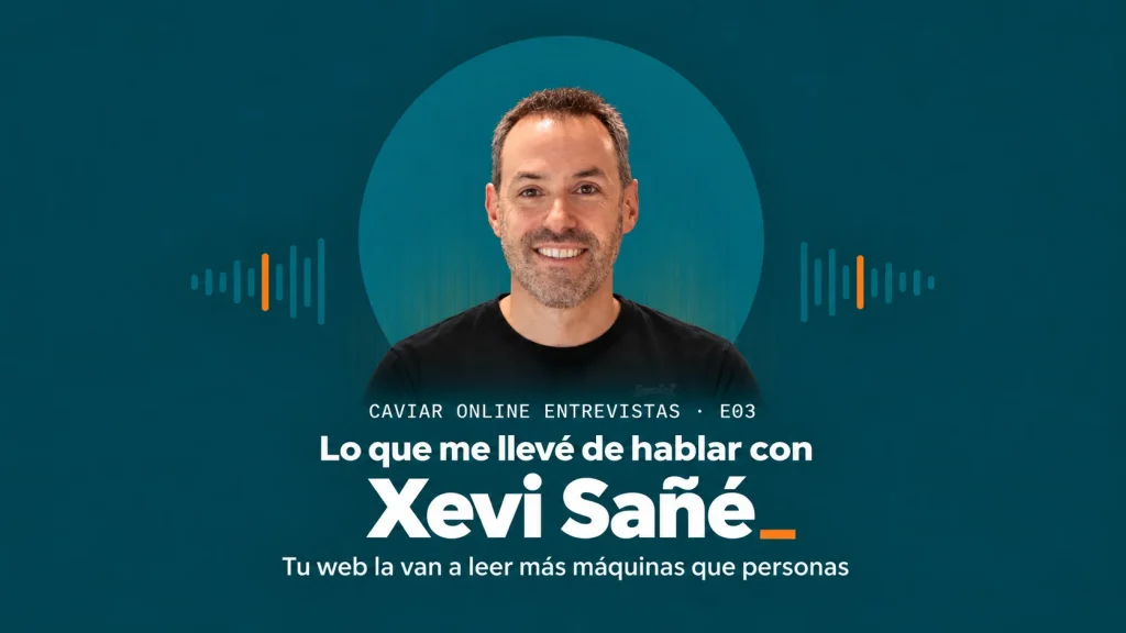 Xevi Sañé en Caviar Online Entrevistas, el pódcast de Joan Martín y Carles Fité